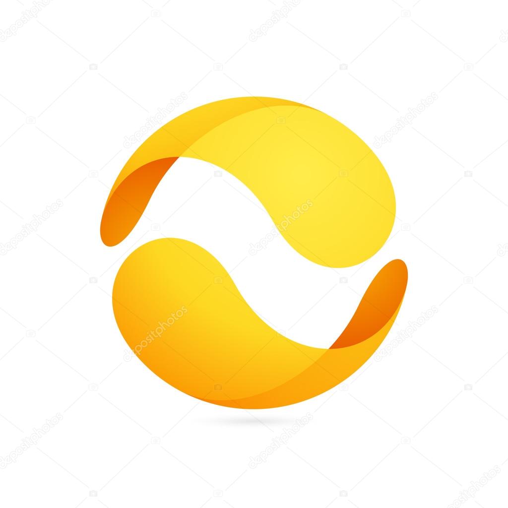Recycle symbol or sign of arrow refresh, reload, rotation, packaging, loop sphere logo. Vector illustration design elements.