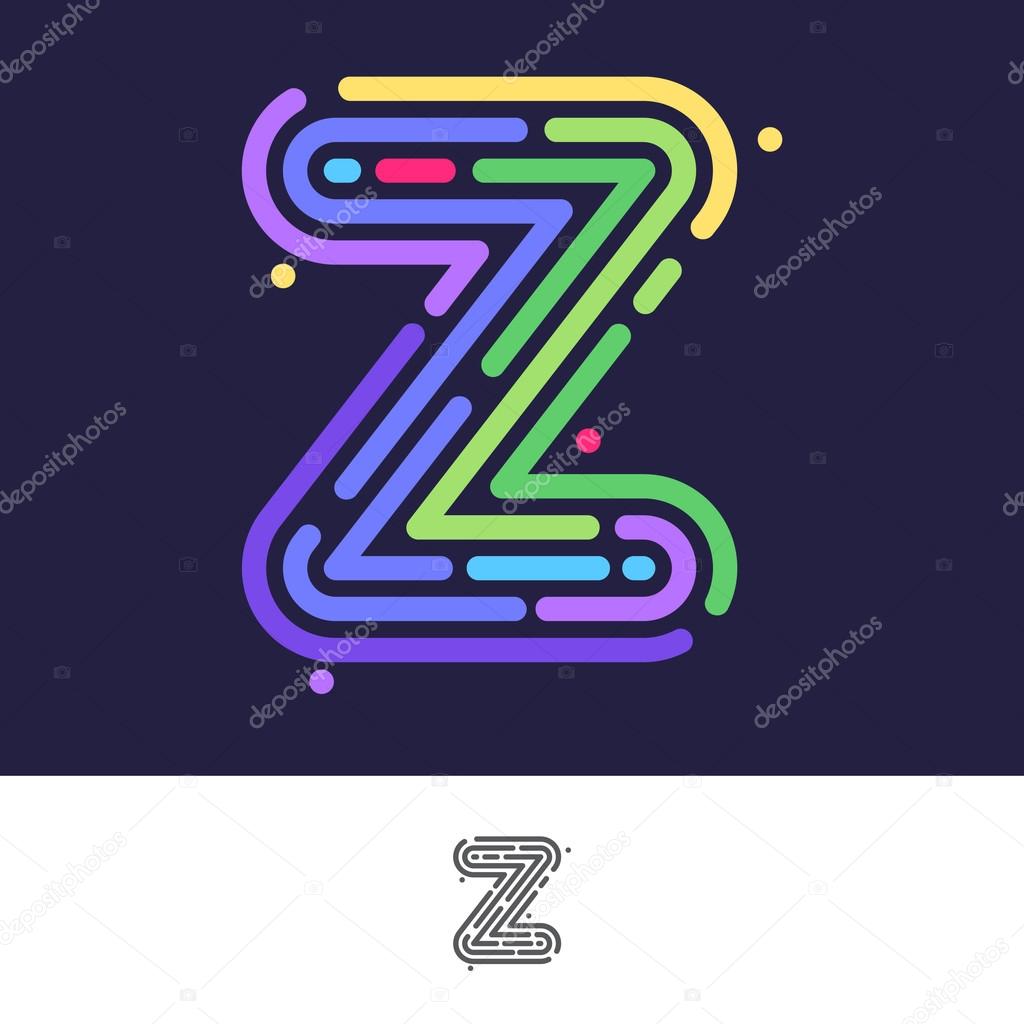 Z  letter line logo