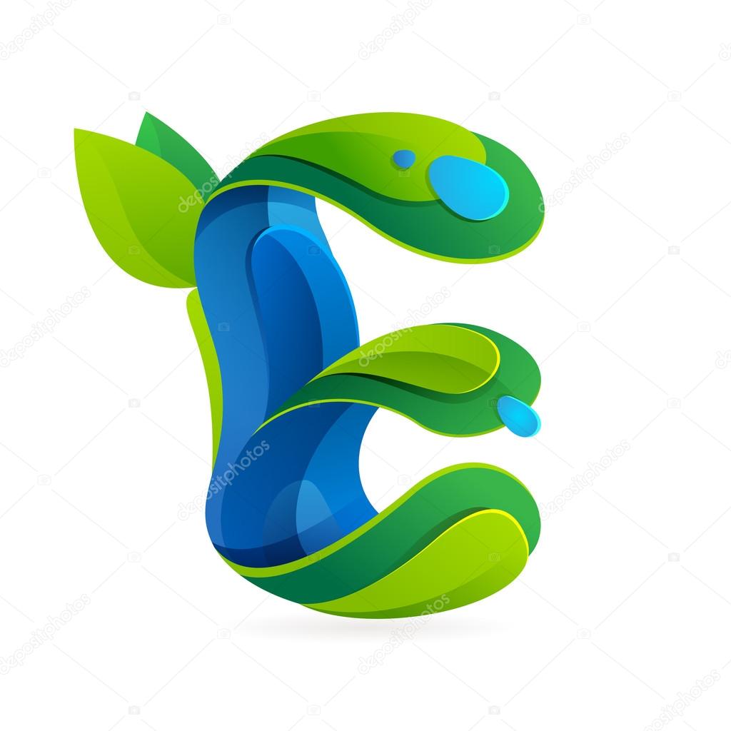 E letter volume ecology logo
