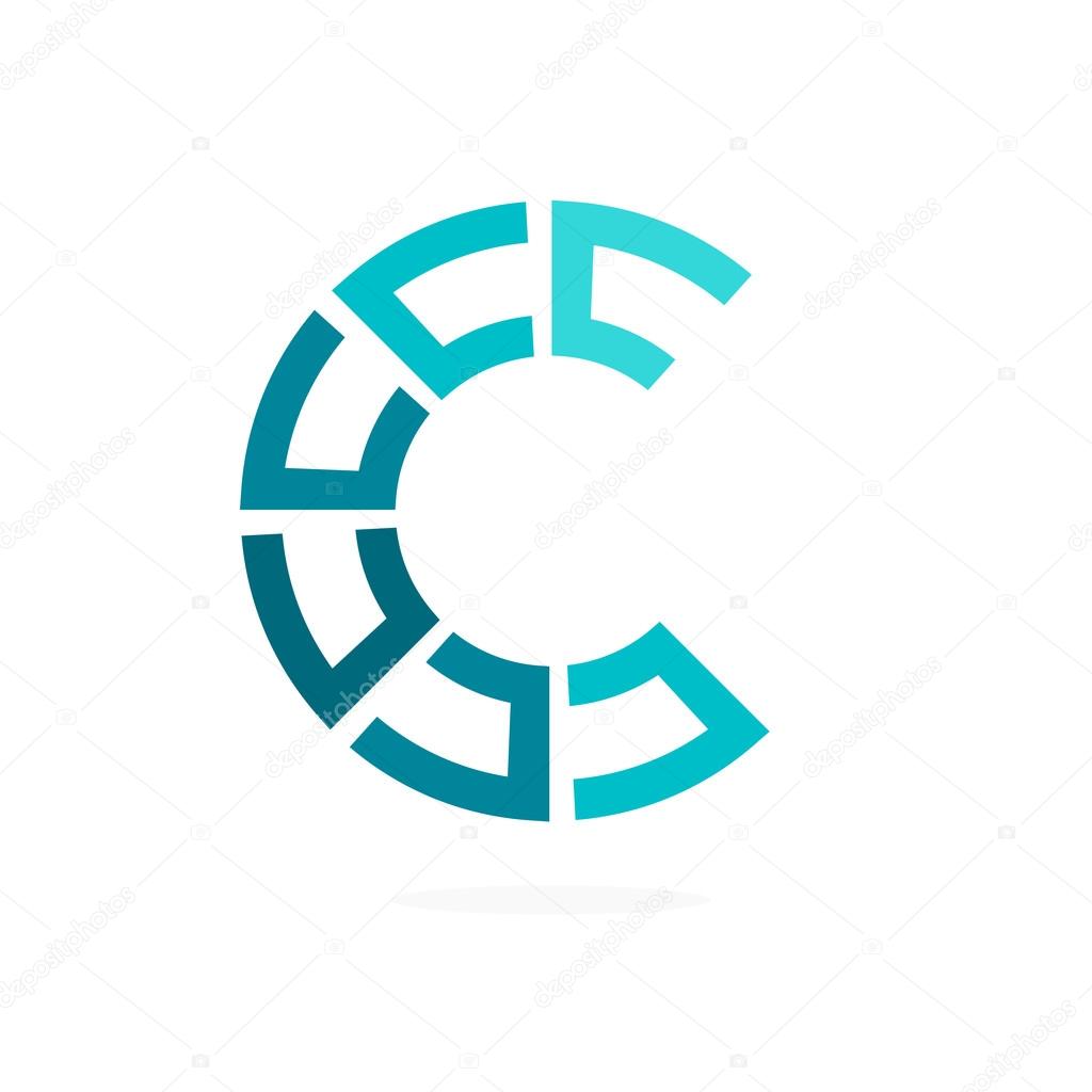 C Letter Line Logo Vector Image By C Kaer Dstock Vector Stock