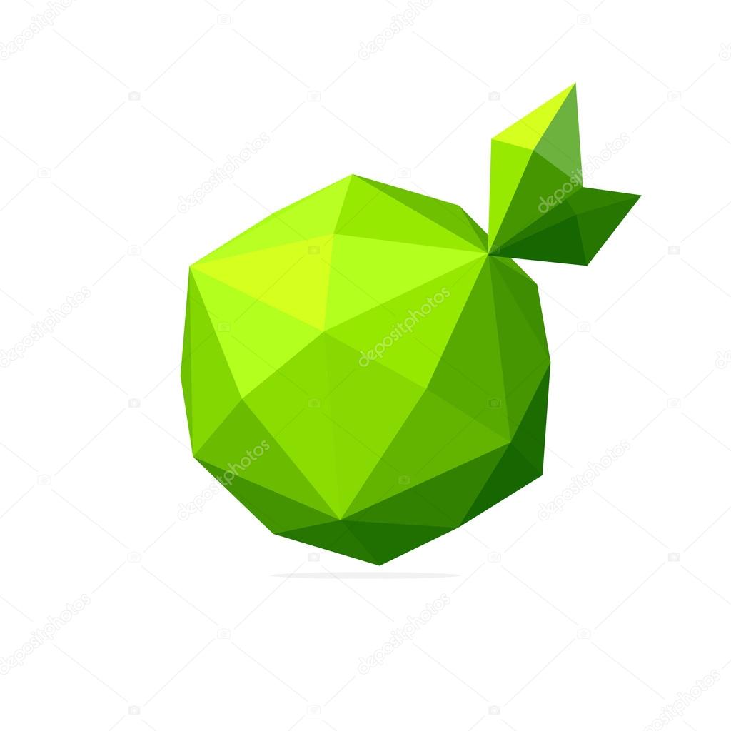 Abstract low polygon logo. low poly sphere. Concept Icon, vector design template elements.