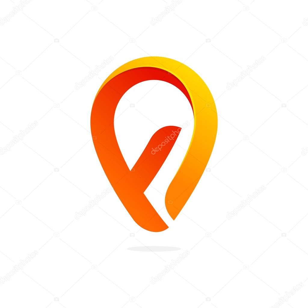 F letter line logo, vector design template element