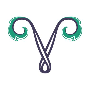 V letter template