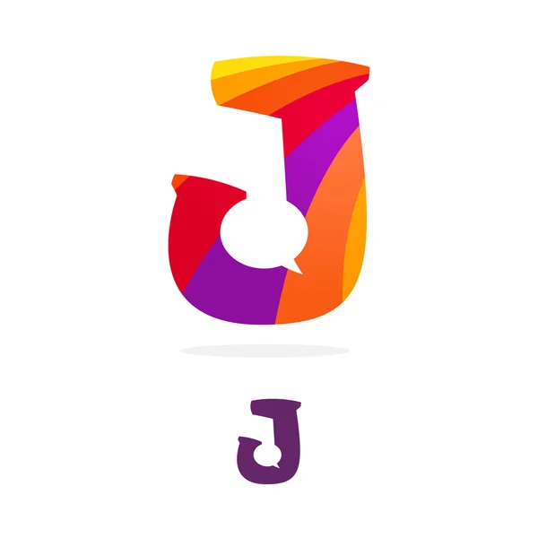 J brev Logo ikon — Stock vektor