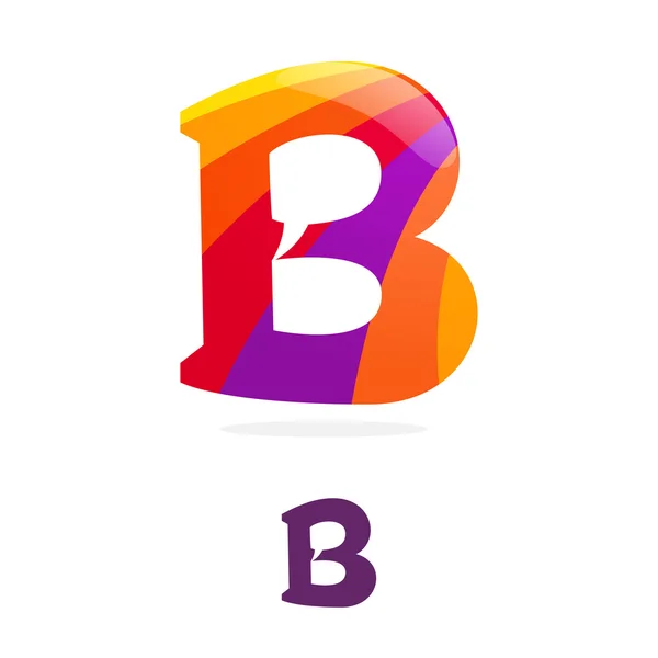 B letter logo icon — Stock Vector