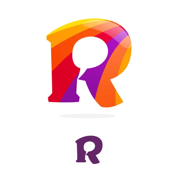 R letter logo icon — Stock Vector