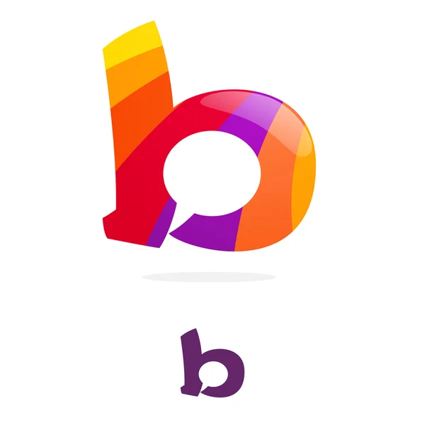 B list Logo ikona — Wektor stockowy