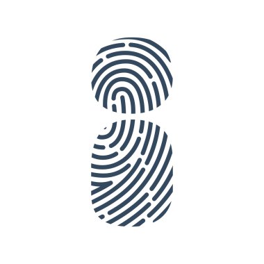 Ben çizgi logo mektubu.