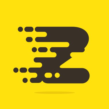 Z harfi logo tasarım şablonu.