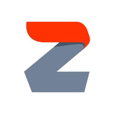 Z harfi logo tasarım şablonu.