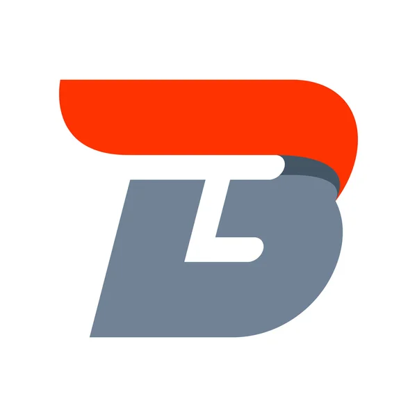 B 문자 Logo Design Template — 스톡 벡터