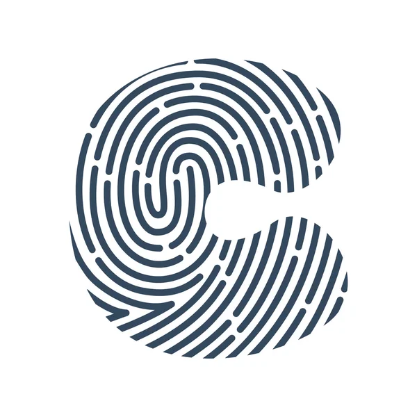 C list linia logo. — Wektor stockowy