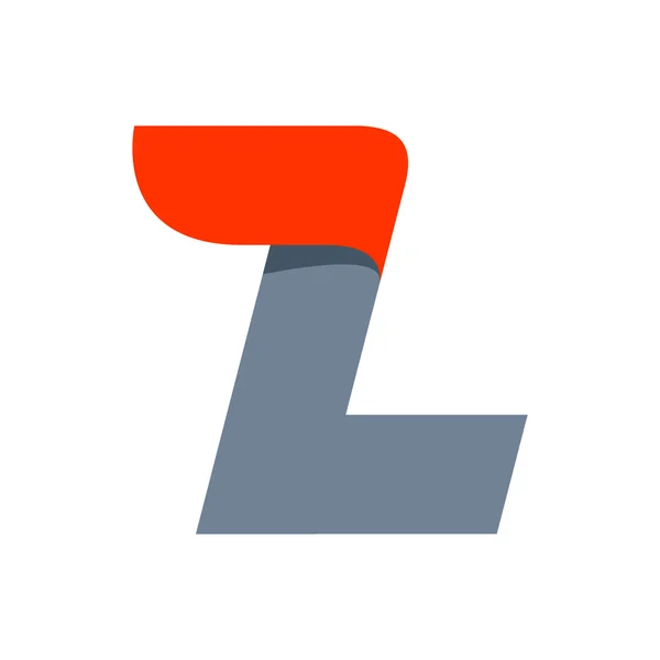 L letter logo design template. — Stock Vector