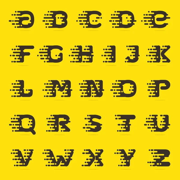 English alphabet letters. Vector Graphics