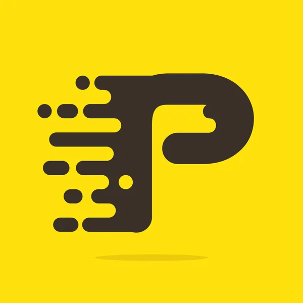 P letter logo design template. Stock Vector