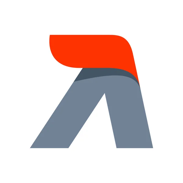 A letter logo design template Vector Graphics