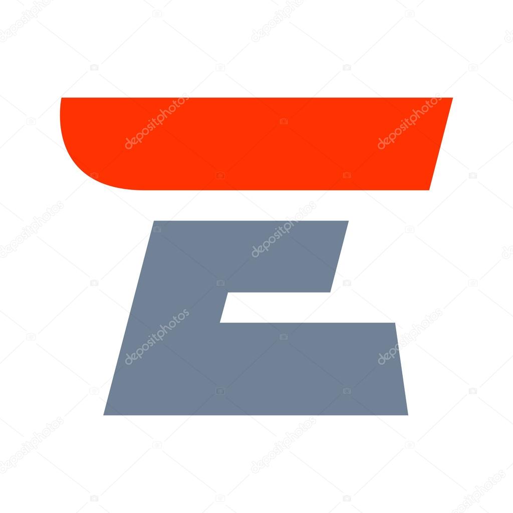 Fast speed vector unusual letter. Vector design template elements for your application or company.