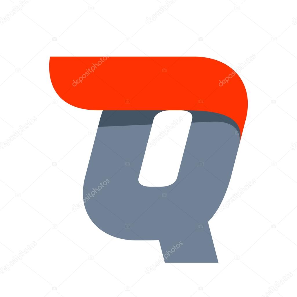 Fast speed vector unusual letter. Vector design template elements for your application or company.