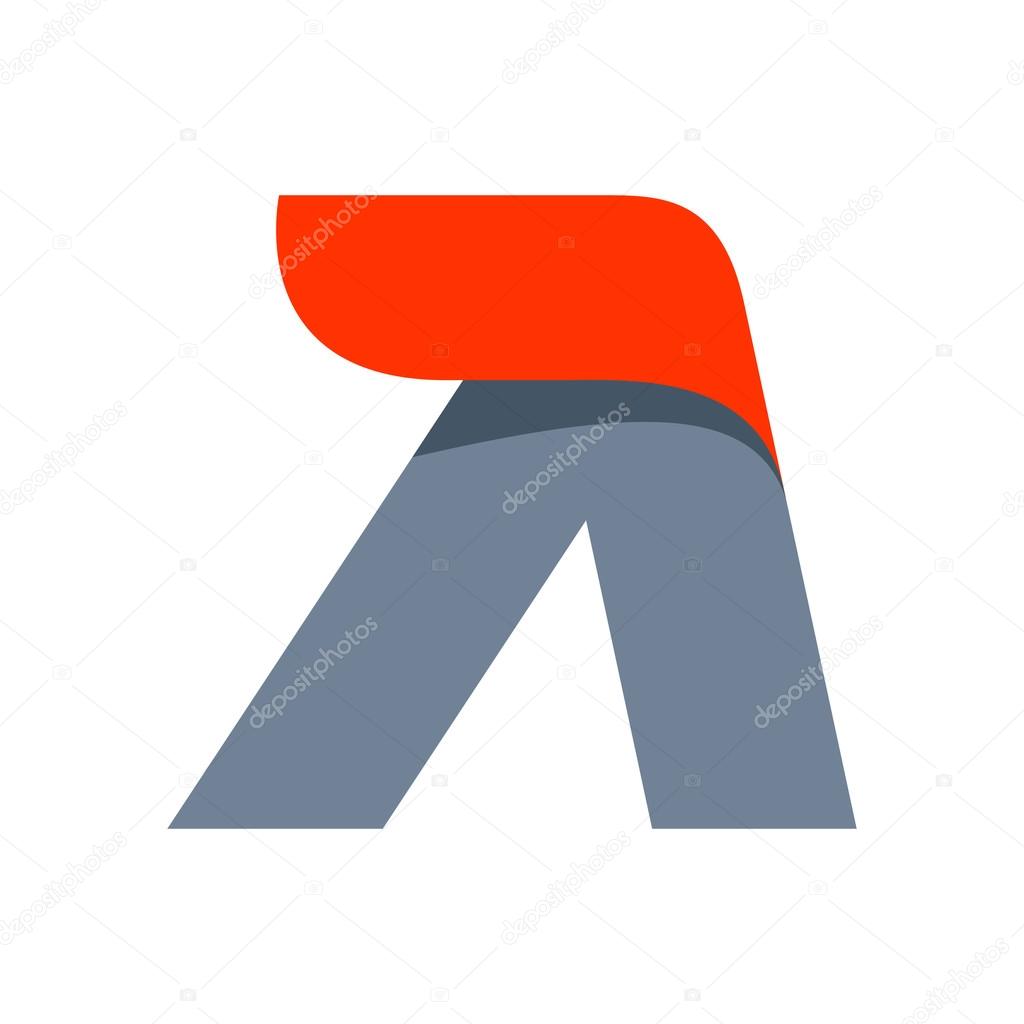 Fast speed vector unusual letter. Vector design template elements for your application or company.