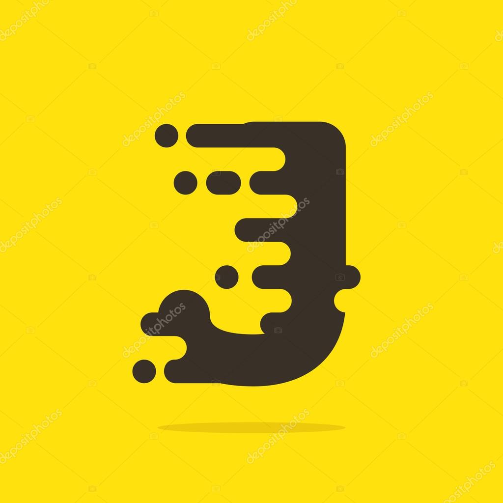 Fast speed taxi service letter. Vector design template elements for your application or company.