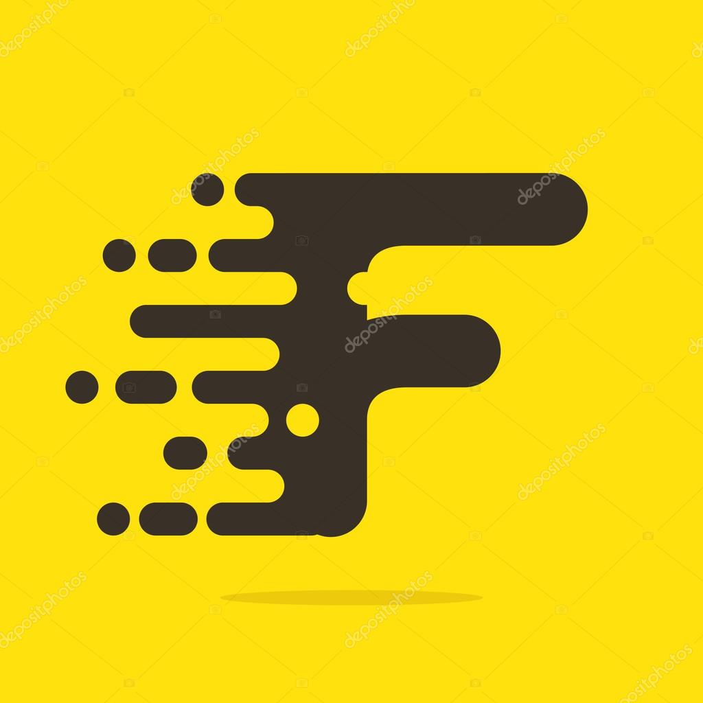 Fast speed taxi service letter. Vector design template elements for your application or company.