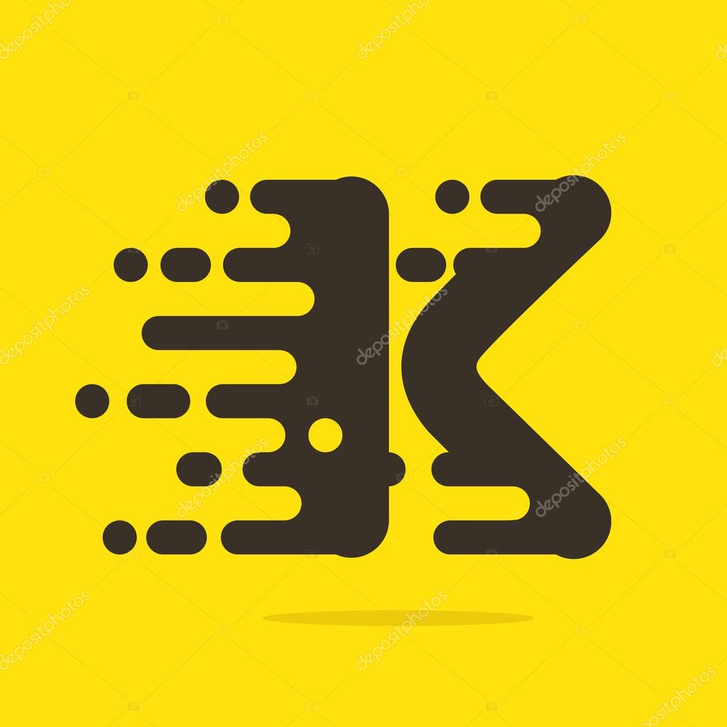 Fast speed taxi service letter. Vector design template elements for your application or company.