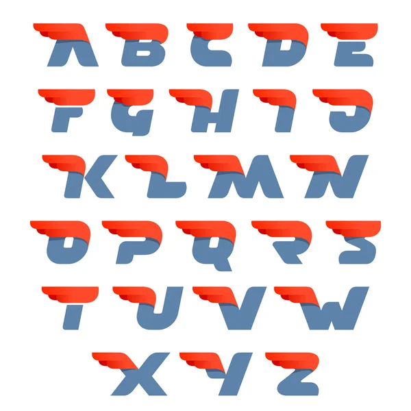 Modèles lettres éléments — Image vectorielle