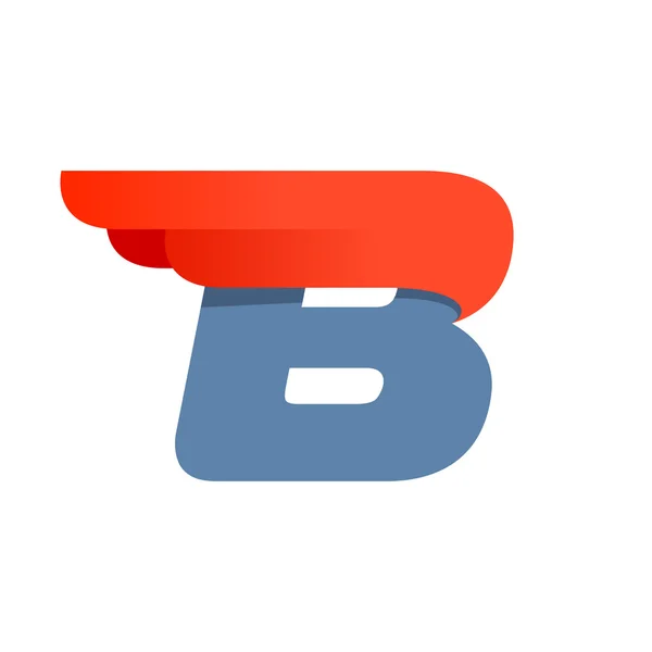 Design template B letter — Stock Vector