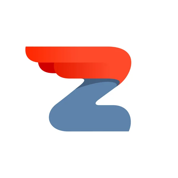 Plantilla de diseño Z letra — Vector de stock