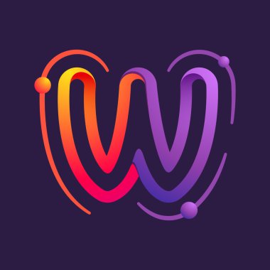 Atom yörüngeler W harfi