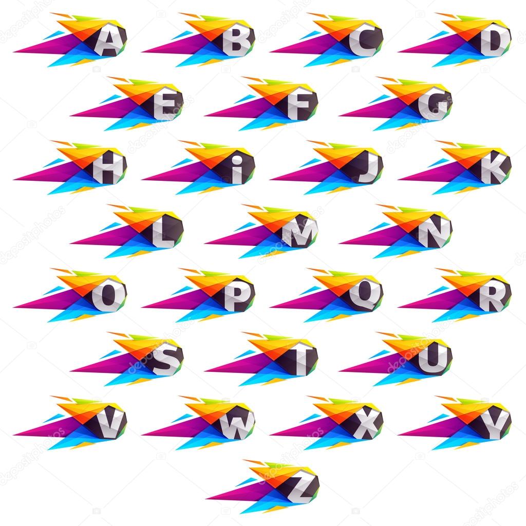 Alphabet letters logo