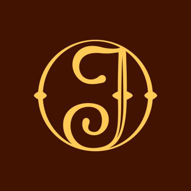 J harfi vintage daire.