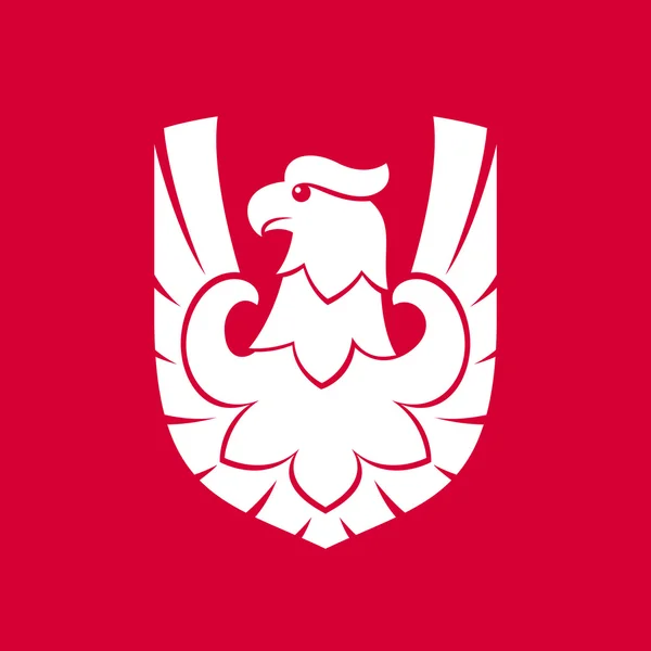 紋章の鷲のマーク — ストックベクタ