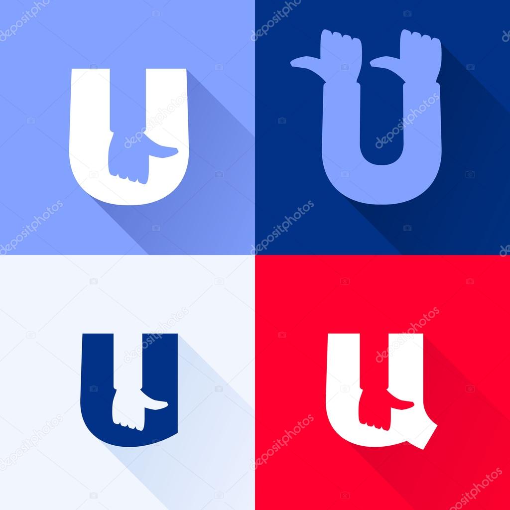 Vector logo design template elements for your application or corporate identity.
