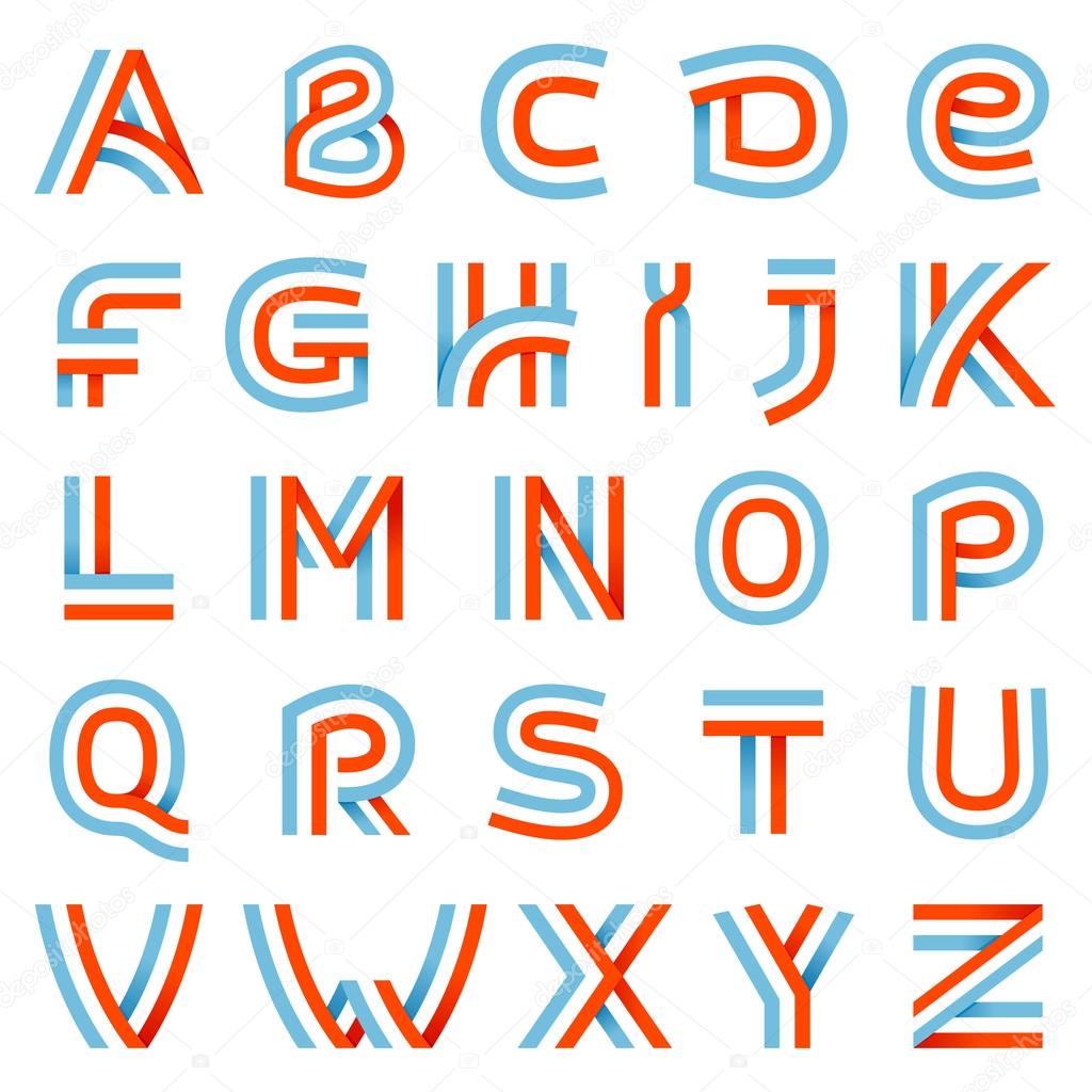 This letters can be used for a sports team or blue white and red flag of the country.