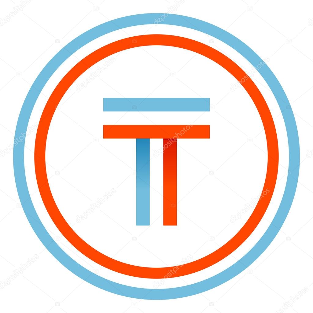 This letter can be used for a sports team or blue white and red flag of the country.