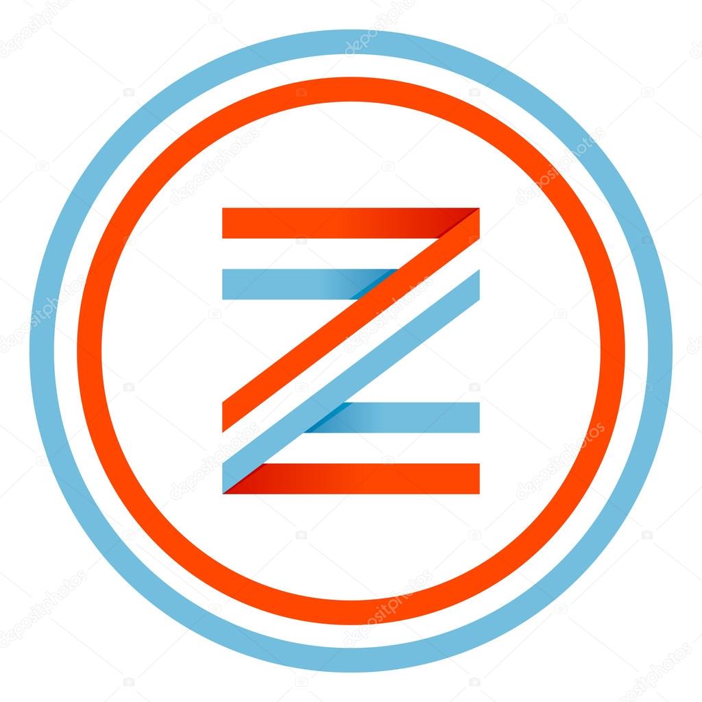 Z letter design template