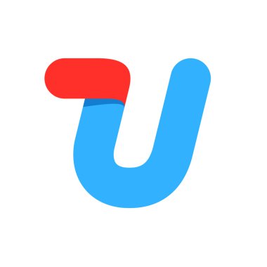 Hızlı hızlı bir çizginin U Harfi.