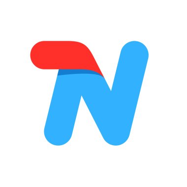 Hızlı hızlı bir çizginin N harfi.