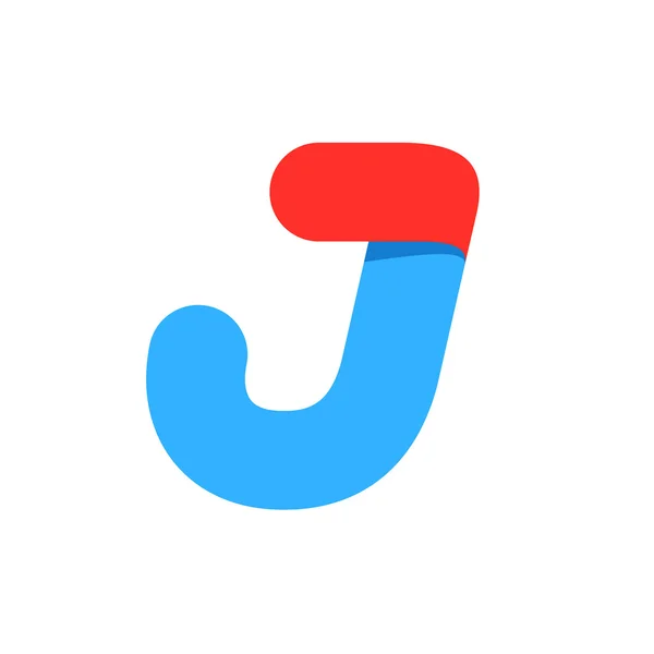 高速ラインで J 文字. — ストックベクタ