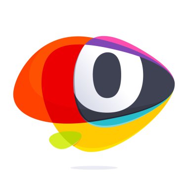 O mektup elips kavşak logolu.