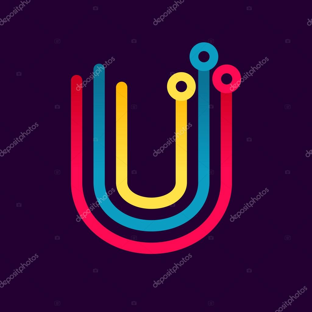 Font style, vector design template elements for your application or corporate identity.