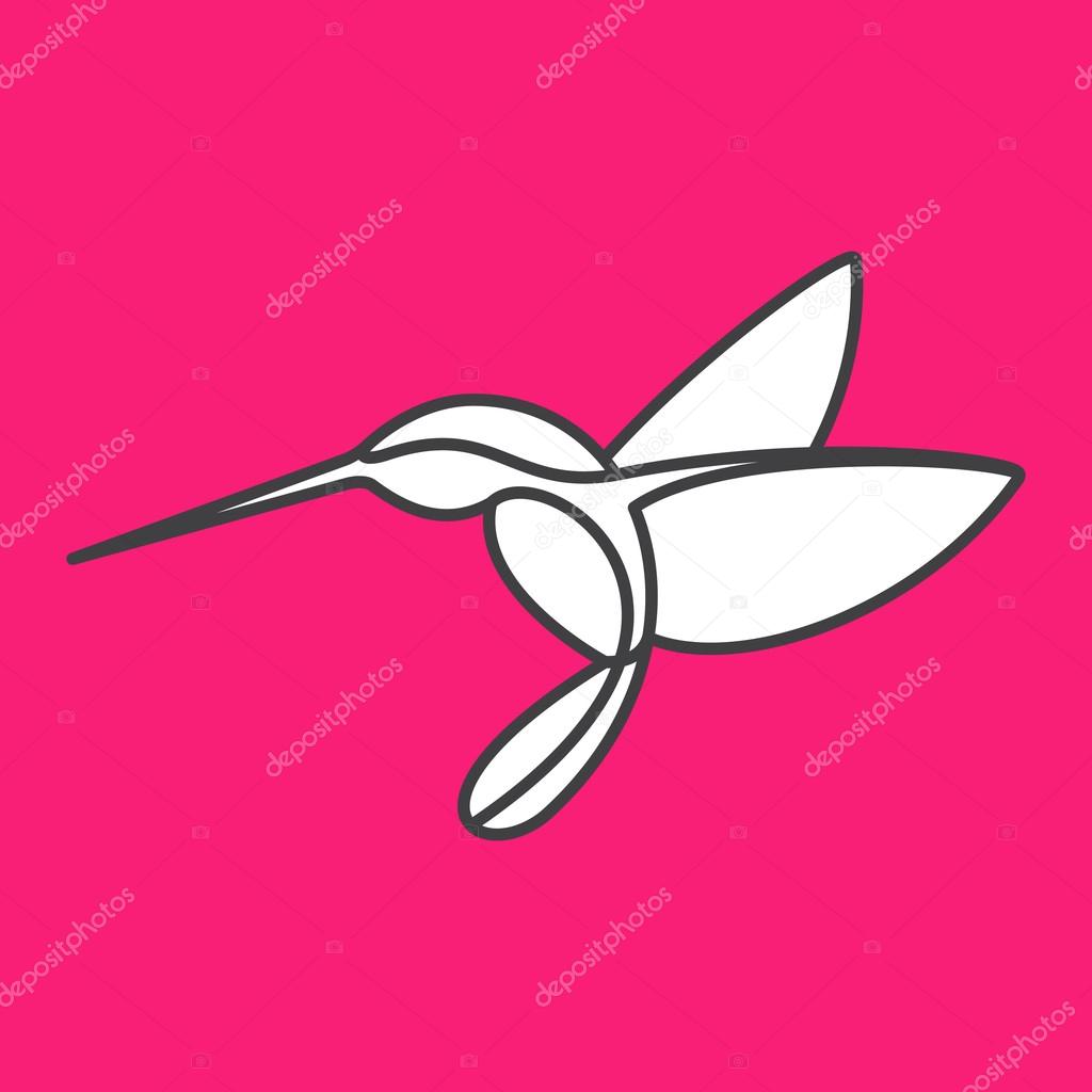Vector line design template elements for your application or corporate identity.