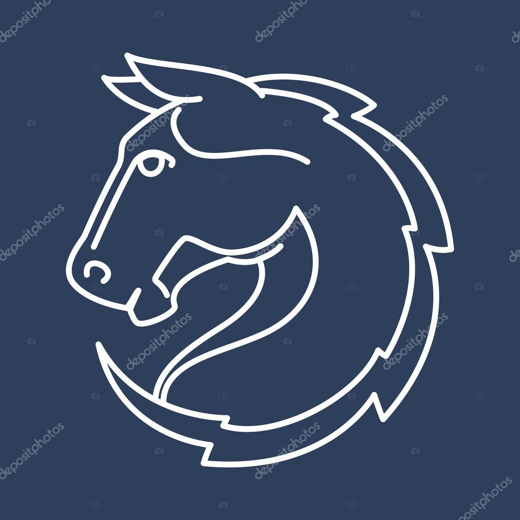 Vector line design template elements for your application or corporate identity.