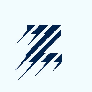 Z harfi logo tasarım şablonu