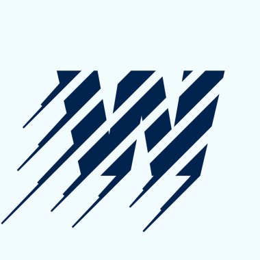 W harf logo tasarım şablonu