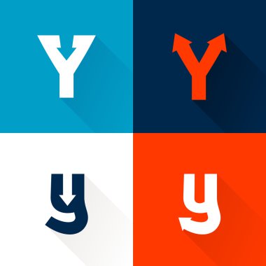 Y harfi ile okları koymak