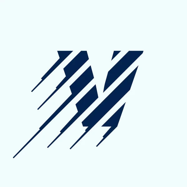 V letter logo design template — Stock Vector
