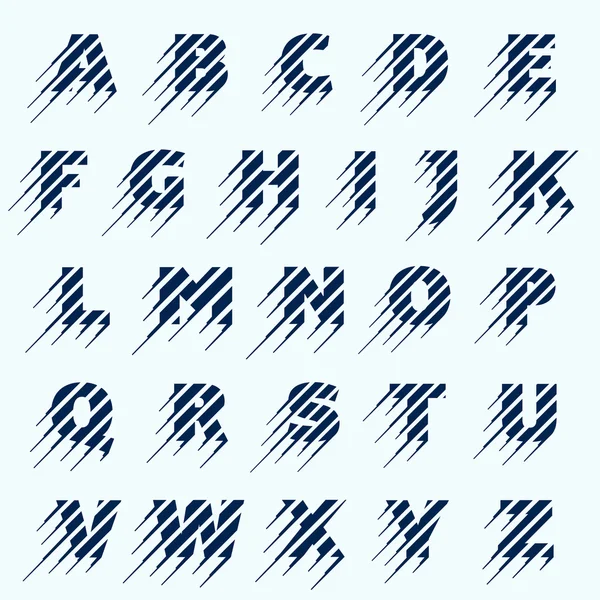 Alphabet letters set Royalty Free Stock Vectors
