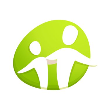 mutlu aile logo tasarımı.